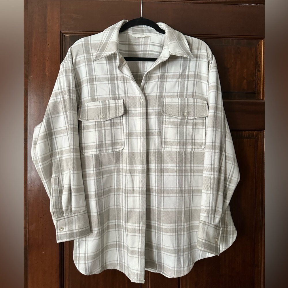 H&M oversized flannel. Super soft, worn once.